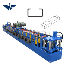 Máquina de faixa de preço C barato para fazer C Purlin Cold Roll Forming usado na venda